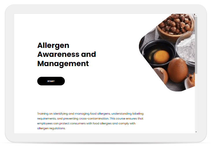 Allergen Awareness and Management Course - Fit2Trade