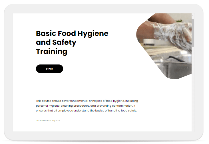 Basic Food Hygiene and Safety Training course - Fit2Trade