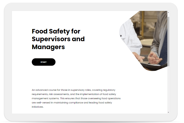 Food Safety for Supervisors and Managers Course - Fit2Trade